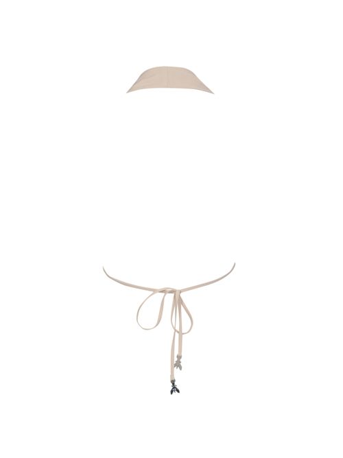 Top in crepe con frange Warm Ivory Patrizia Pepe | 8F0125 A6F5W409